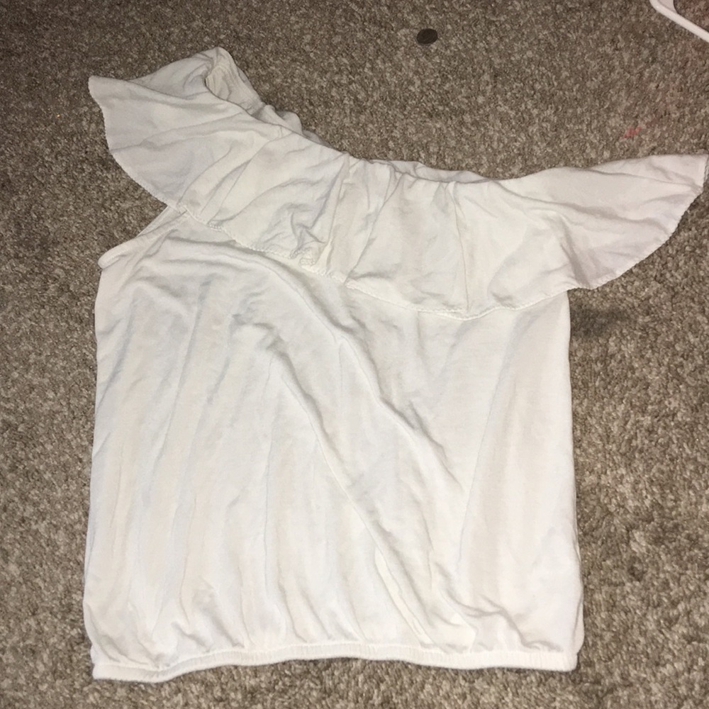 One shoulder American eagle shirt